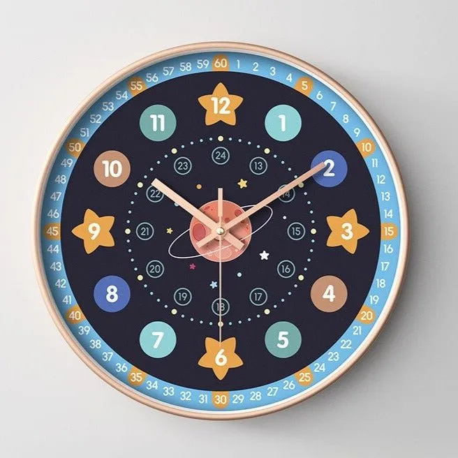 Modern Design Silent Wall Clock 8 Inch