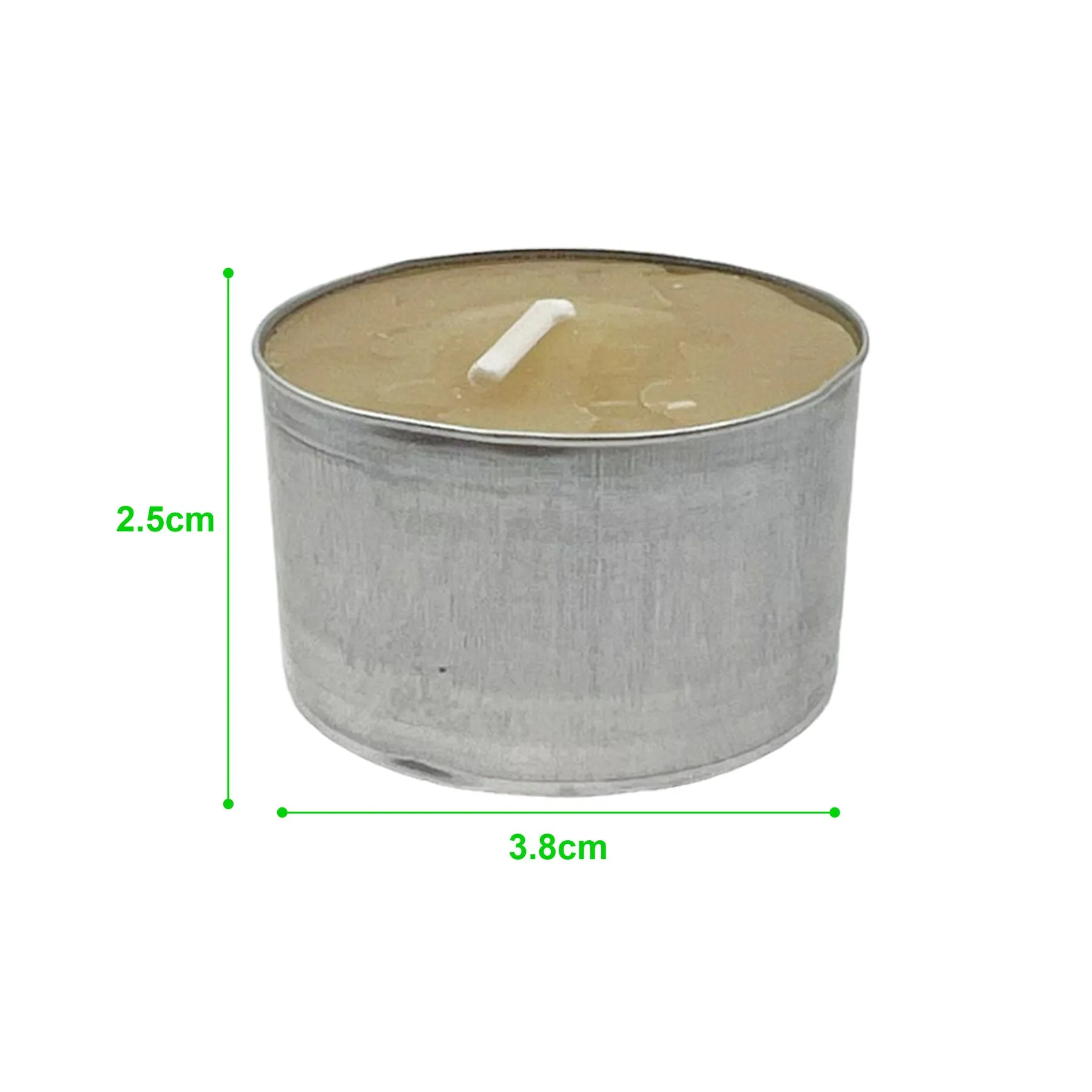 Natural Beewax Tealight Candle 6pcs/Pack