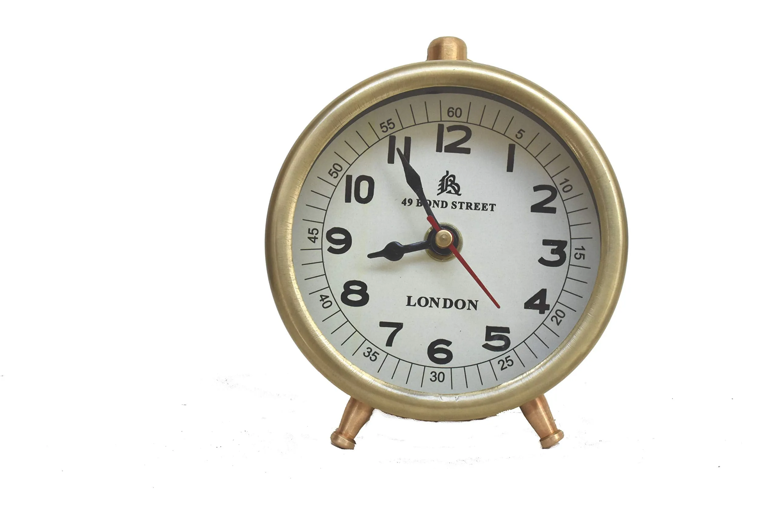 New Table Clock Brass Antique Marine Nautical Style Home Decor