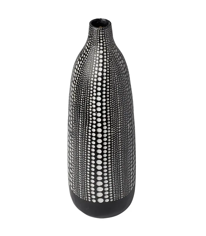 Polka Black Vase