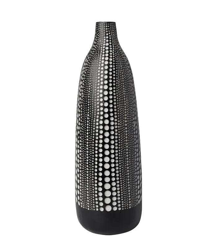 Polka Black Vase