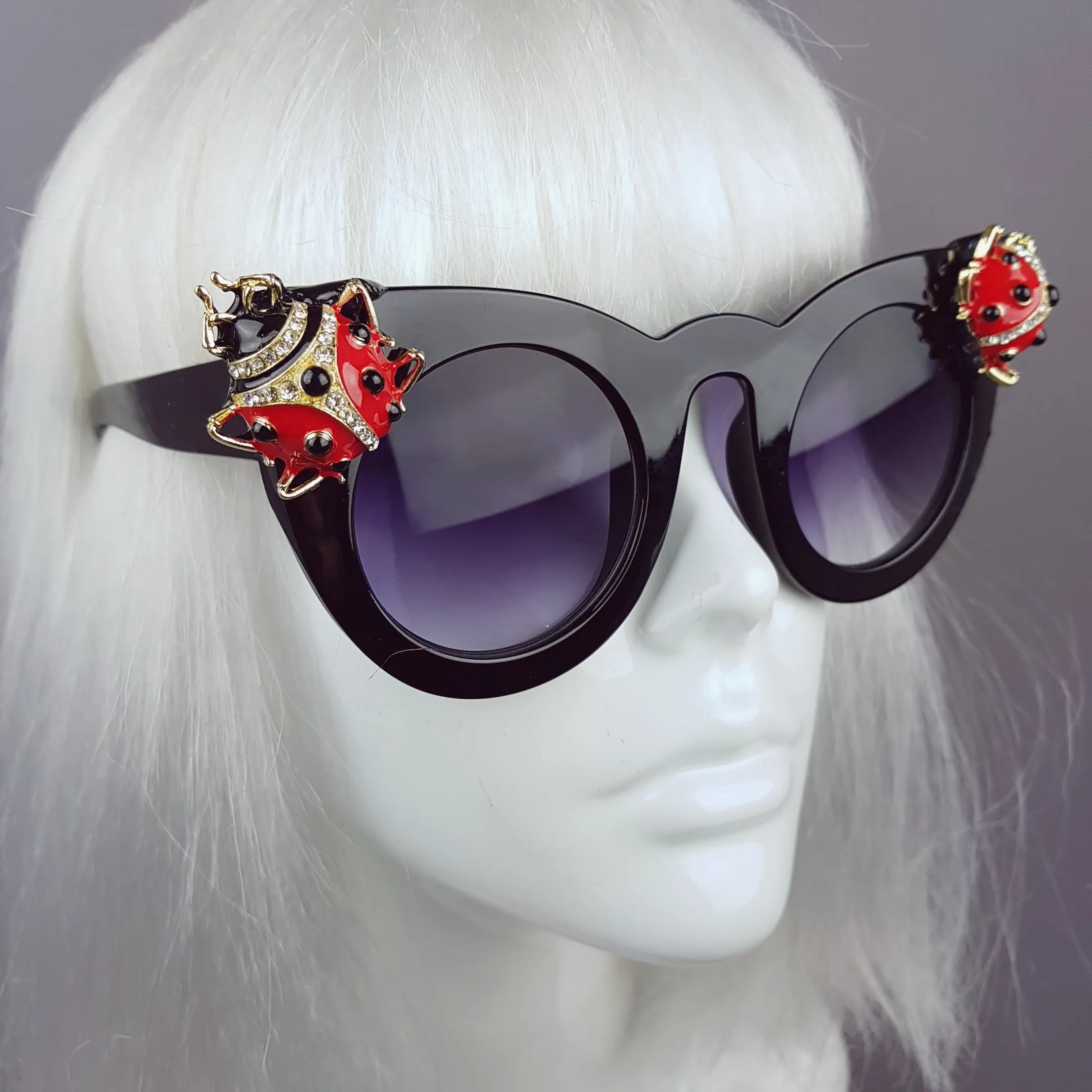 "Coccinella" Jewelled Ladybird Sunglasses