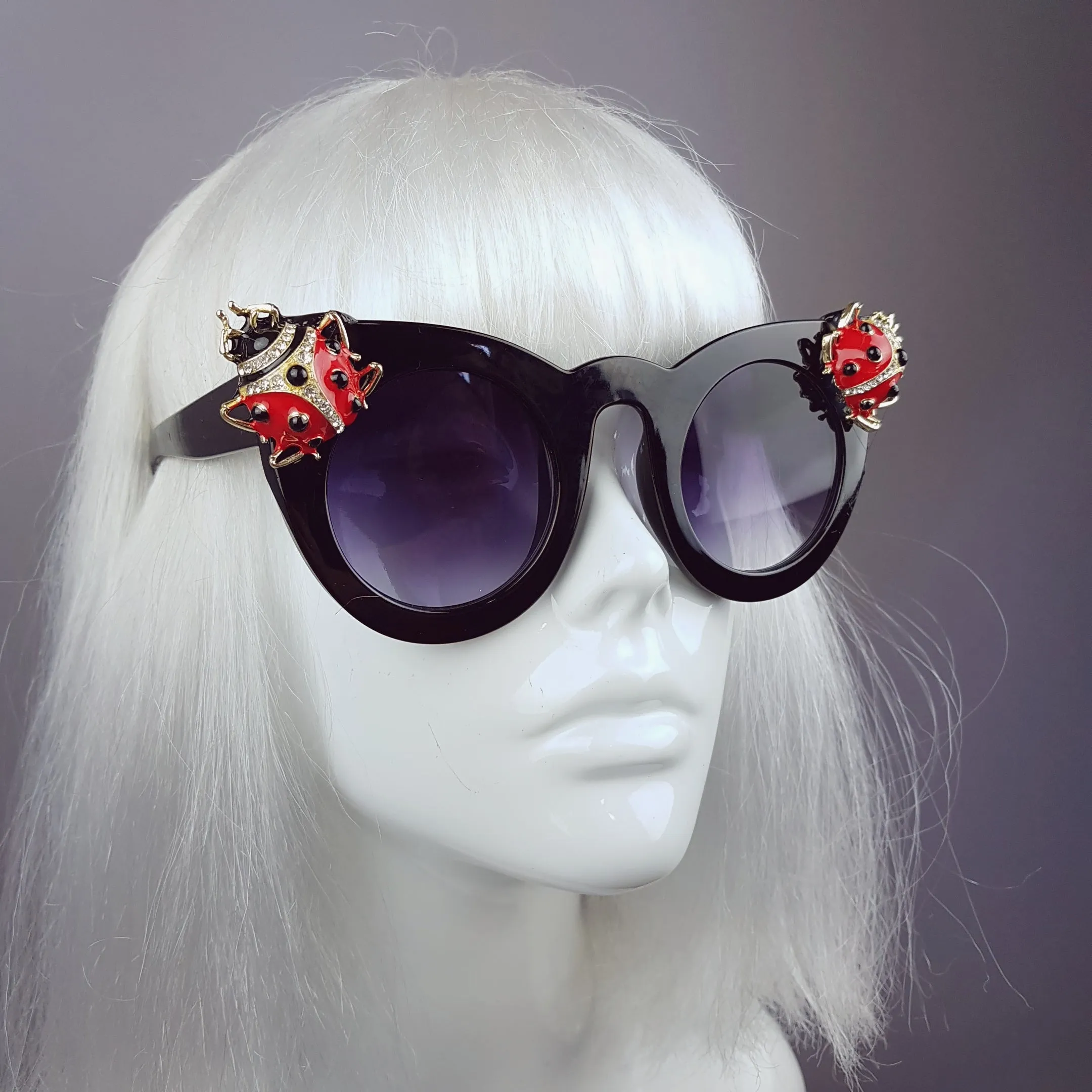 "Coccinella" Jewelled Ladybird Sunglasses