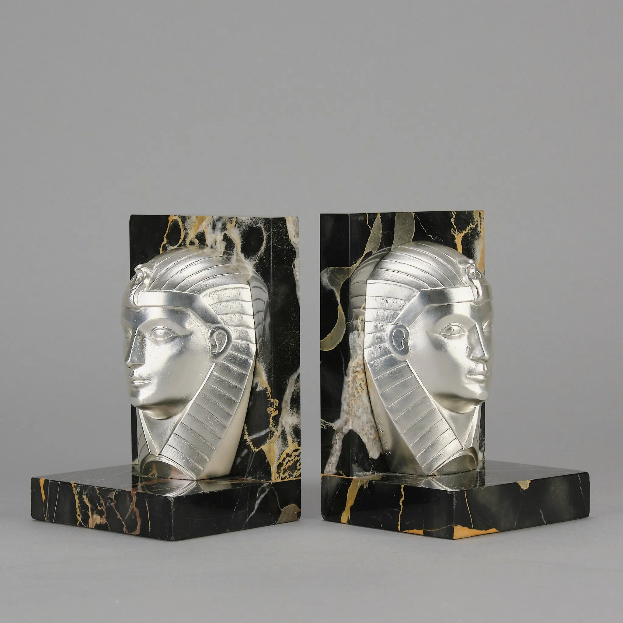 "Pharaoh Bookends" by Charles Charles