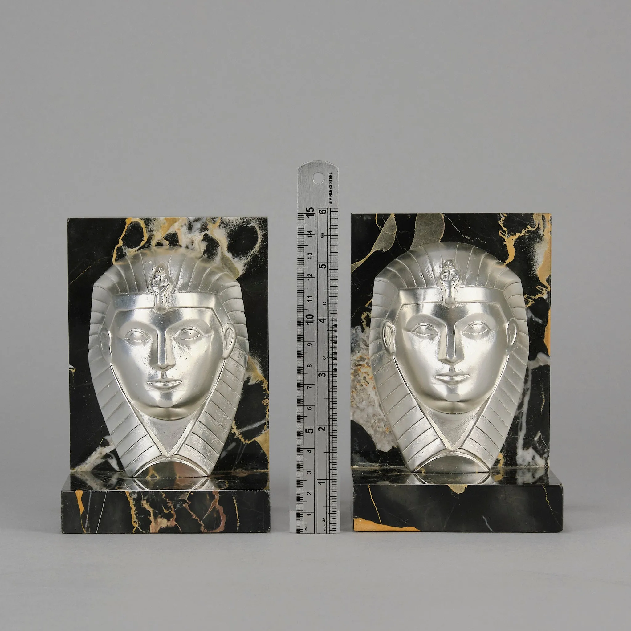 "Pharaoh Bookends" by Charles Charles