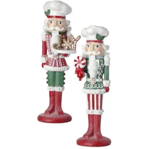 Regency International 11.5"Resin Candy Nutcracker Set Of 2, Assortment