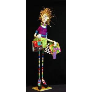 Shopping Therapy Art in Paper Mache Humorous Whimsical Sculptures by Naava Naslavsky