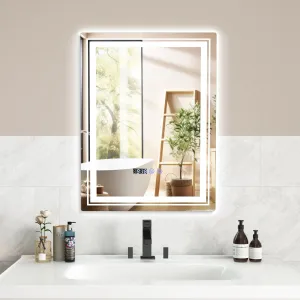 Tangkula Defogging LED Bathroom Mirror