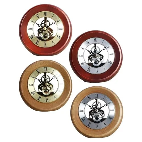 THE STYLE SUTRA Gear Clock Metal Version Fashion Rolling Gear for Bedroom Living Room Garden A