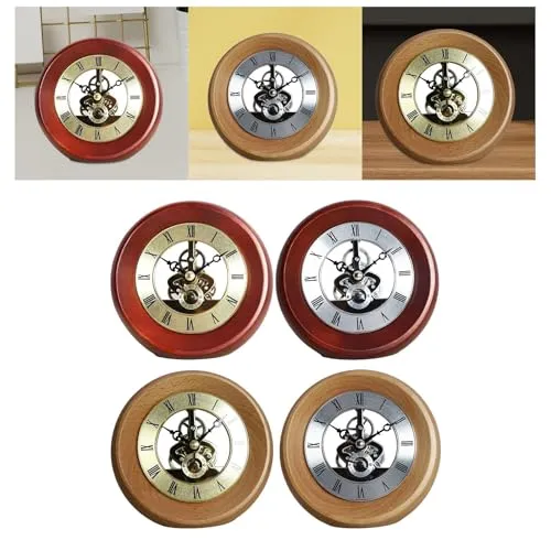 THE STYLE SUTRA Gear Clock Metal Version Fashion Rolling Gear for Bedroom Living Room Garden A