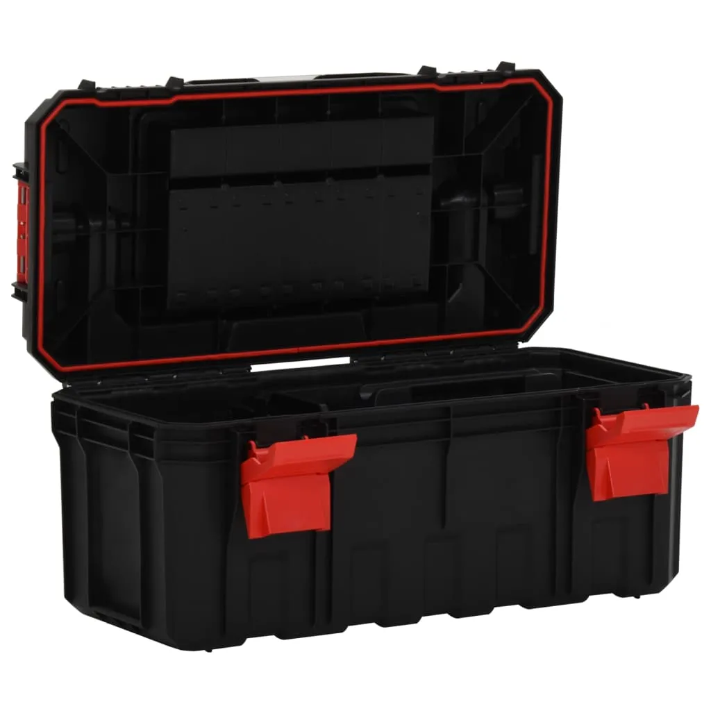 Tool Box Black and Red 55x28x26.5 cm