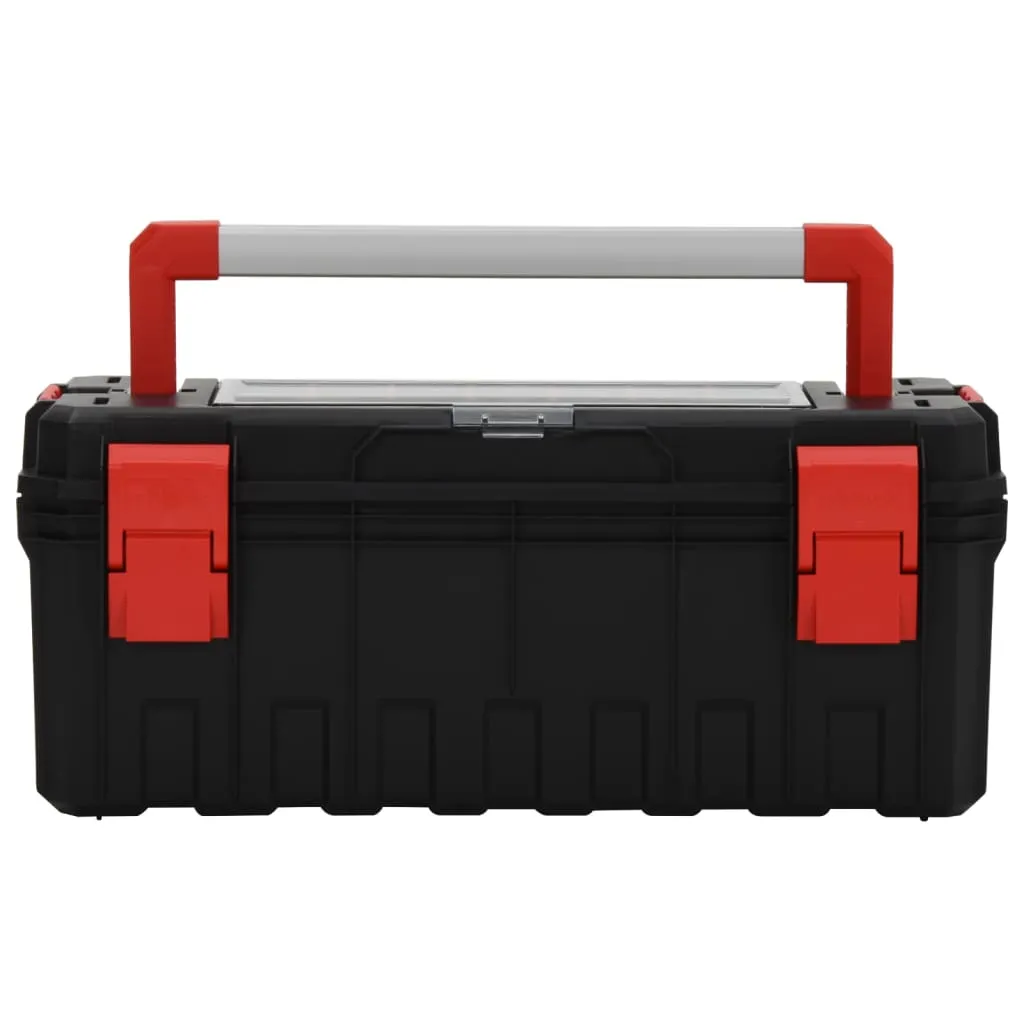 Tool Box Black and Red 65x28x31.5 cm