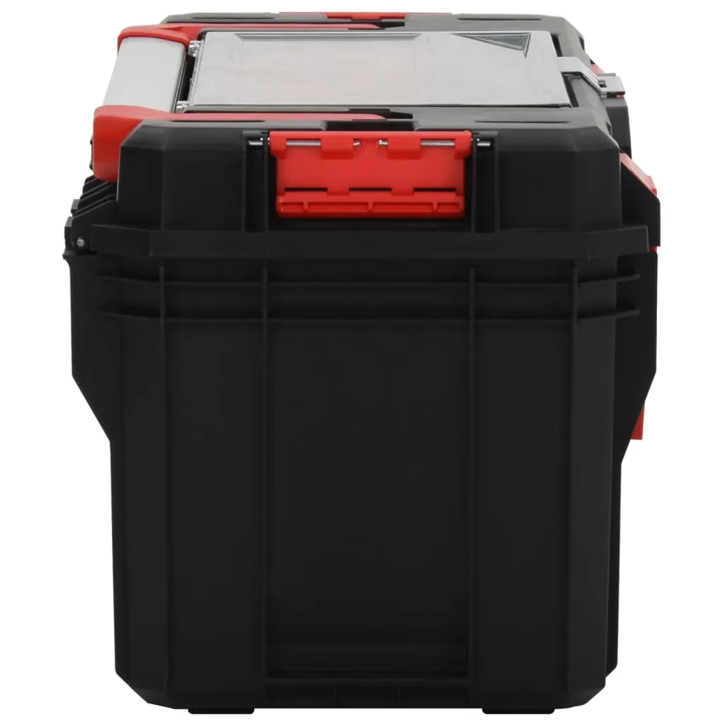 Tool Box Black and Red 65x28x31.5 cm