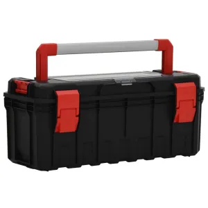 Tool Box Black and Red 65x28x31.5 cm