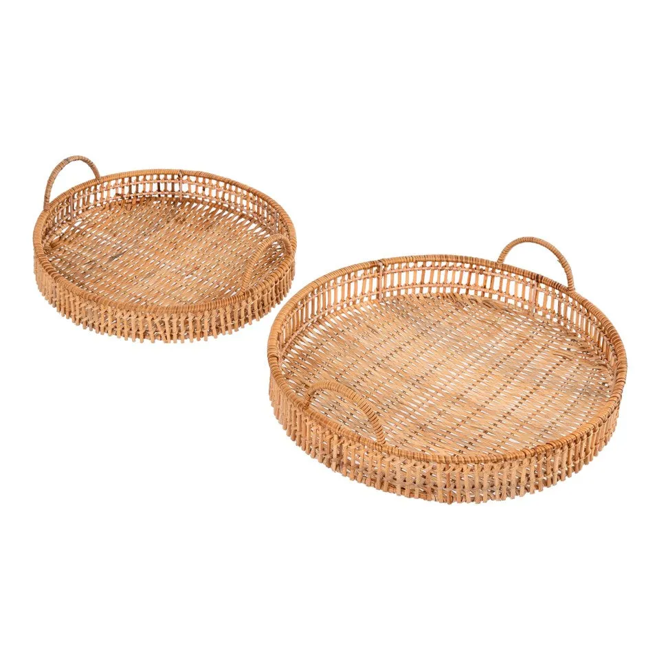 Trays- Rattan