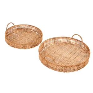 Trays- Rattan