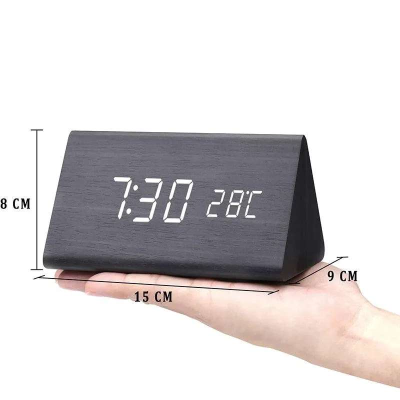 Wooden LED Alarm Clocks