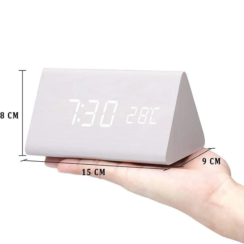 Wooden LED Alarm Clocks